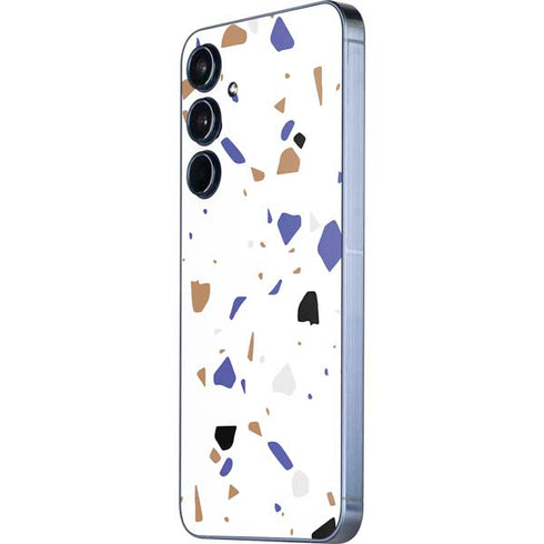 White Terrazzo Galaxy A36 5G Skin
